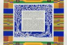 Kente Cloth and Papercut Marriage Document