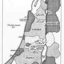 Map of Ancient Judea and Samaria