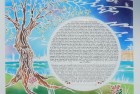 Jerusalem/New York and Beyond Papercut Ketubah