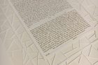 White on White Lattice Ketubah